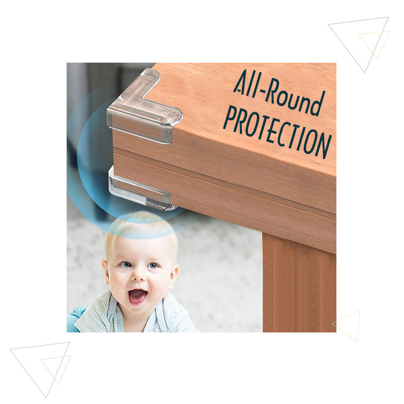 2024's Must-Have: Transparent Silicone Table Corner Protector - Safeguard Your Baby and Furniture from Collisions