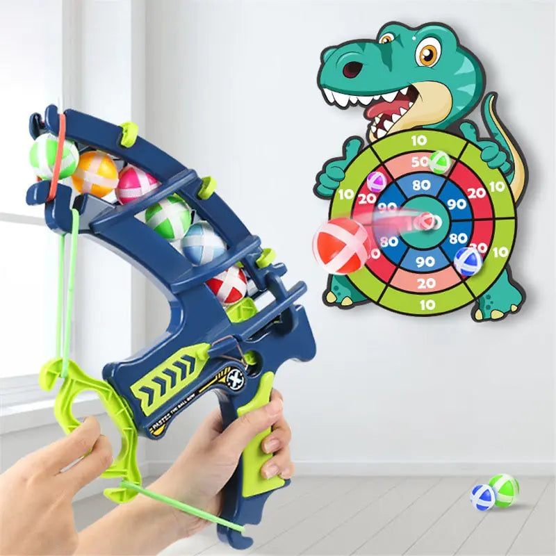 Dinosaur Sticky Ball Bow Target Dartboard