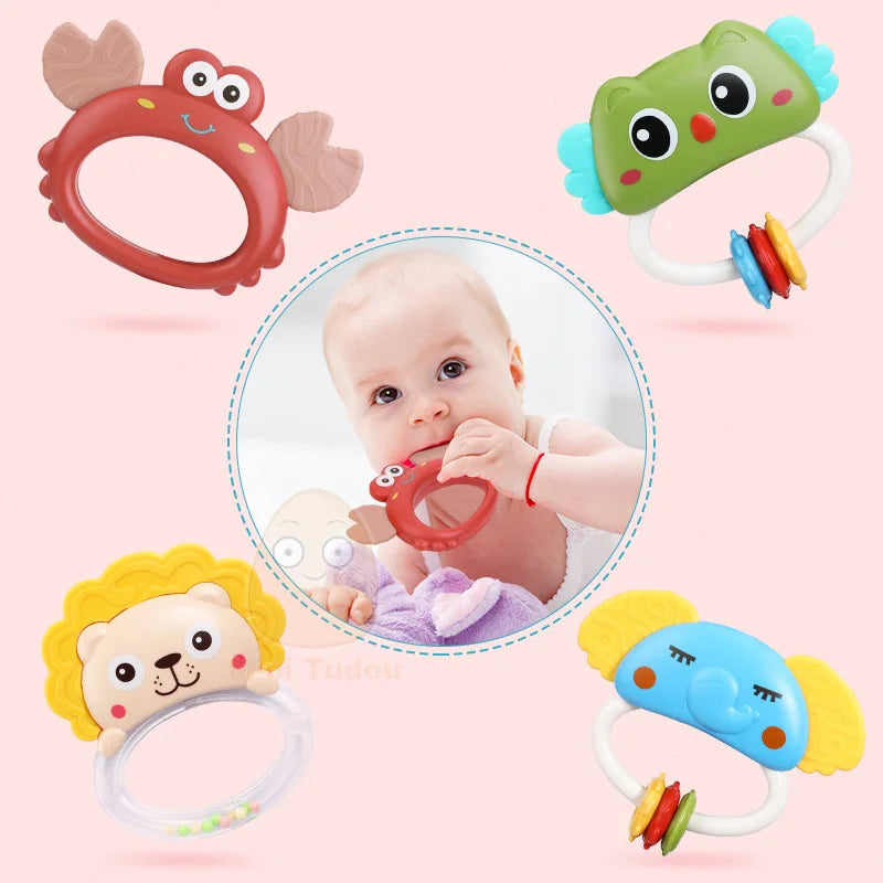 Baby Crib Mobile Rattle Toy For 0-12 Months Infant  Rotating Musical Projector Night Light Bed Bell Educational For Newborn Gift