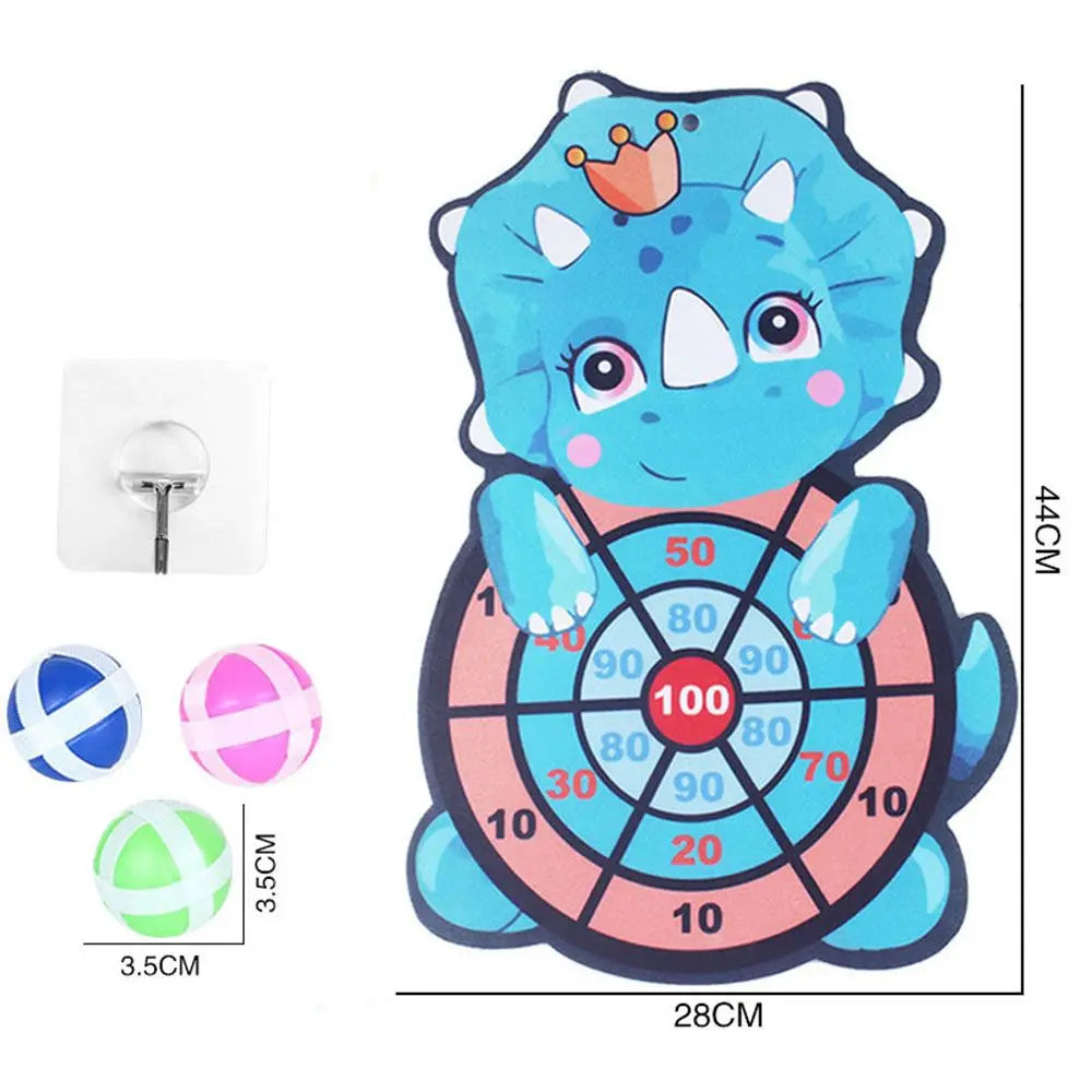 Dinosaur Sticky Ball Bow Target Dartboard