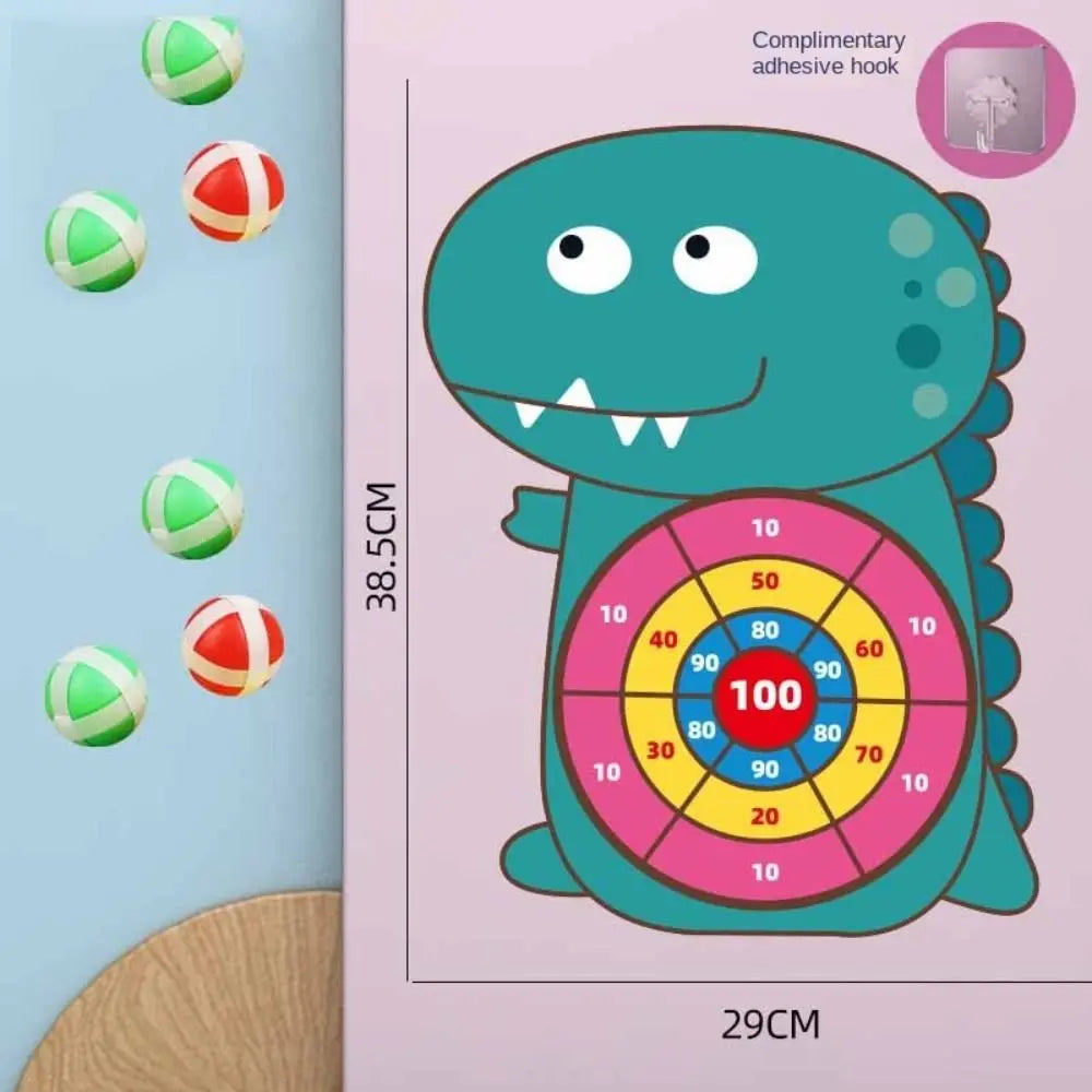 Dinosaur Sticky Ball Bow Target Dartboard